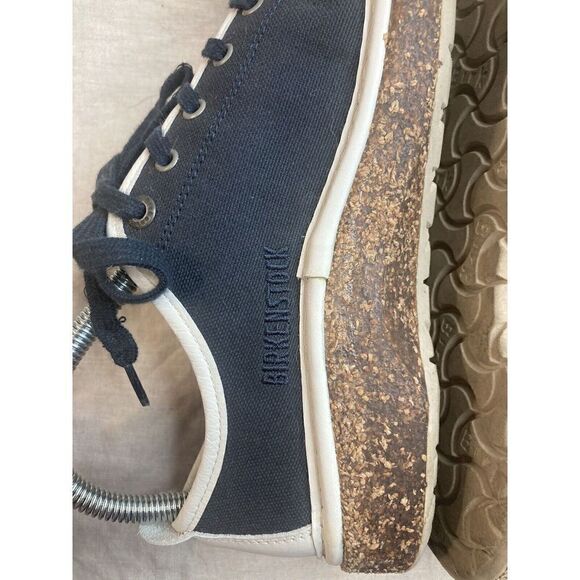 Birkenstock Santa Cruz Women's Size 6-6.5 (EU 37) Fit Navy Canvas Lace Up Shoes - Picture 7 of 12